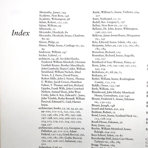 Architecture of the Old South North Carolina - Picture 14 of 15